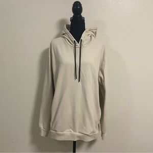 Fabletics Hoodie Men's XL Cream Pullover Hoodie Sweater